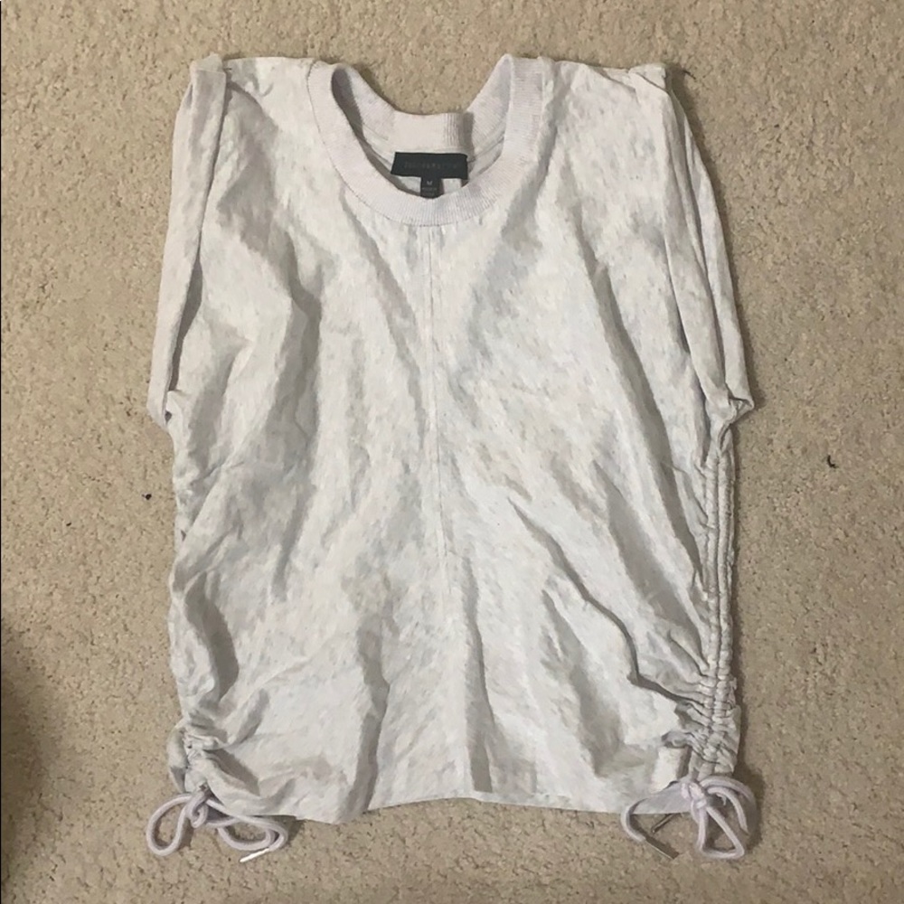 NEVER WORN STRUCTURED TANK W/ DRAWSTRING CINCHING